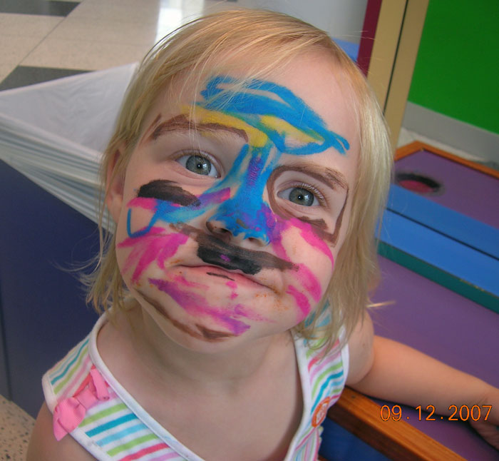 emma - painted face