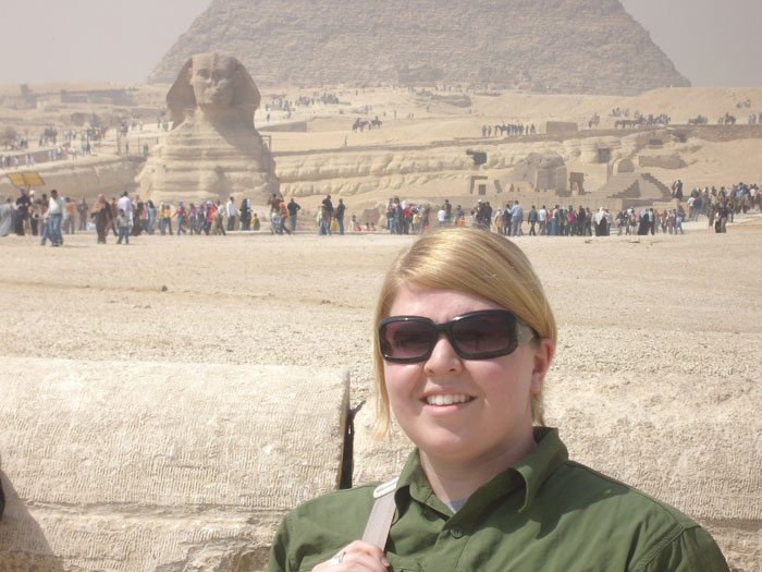 Lauren in Egypt